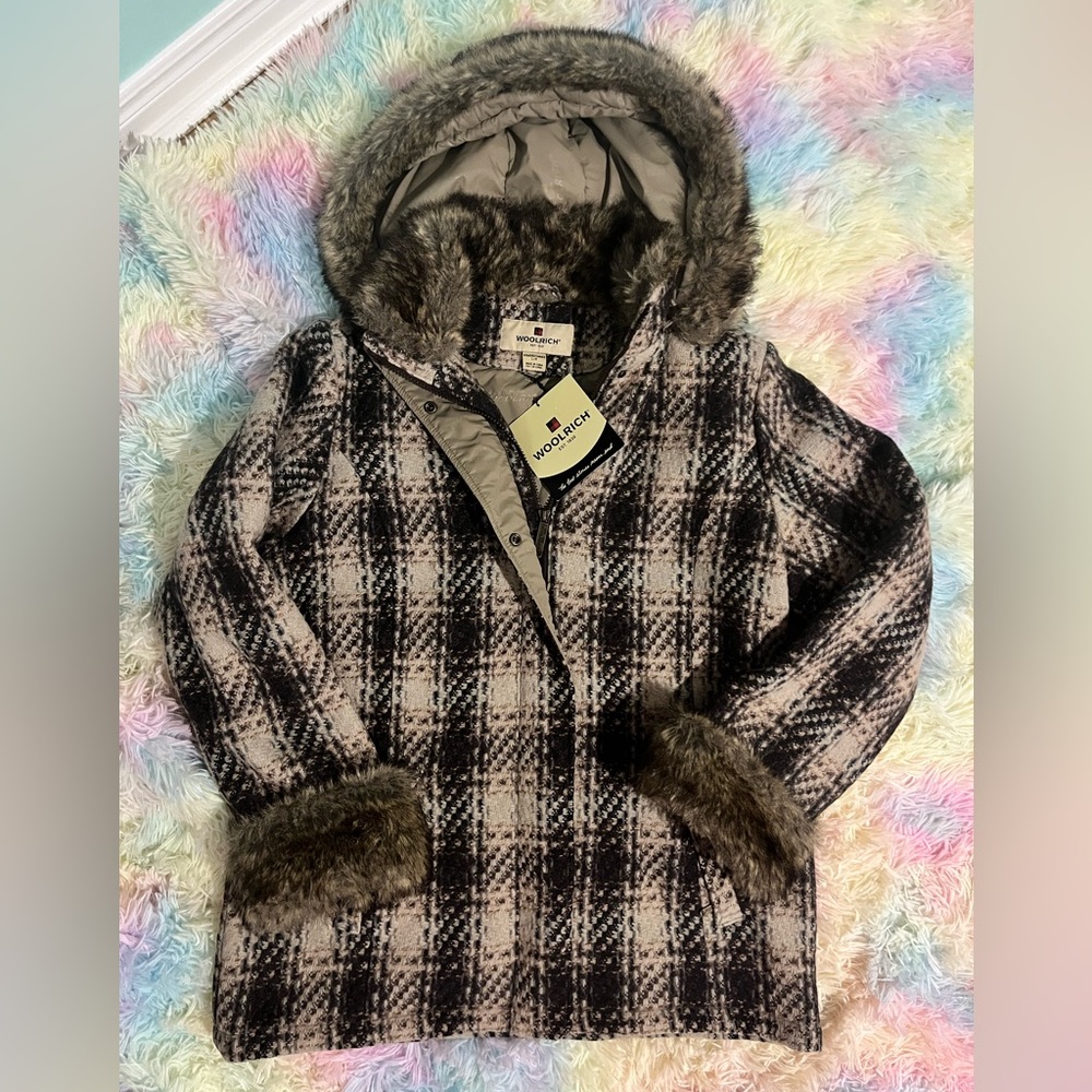 NWT WOOLRICH Arctic Parka with fur trim